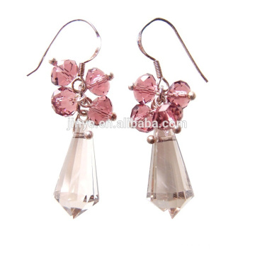 Fashion Spike Crystal Beaded Eearrings